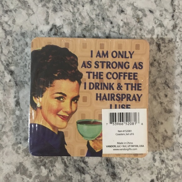 Coaster Set of 6 - Picture 2 of 2